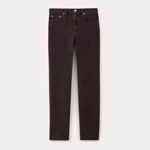 Everlane Men's Organic Cotton Straight-Leg Jean in Washed Black, Size 34x30